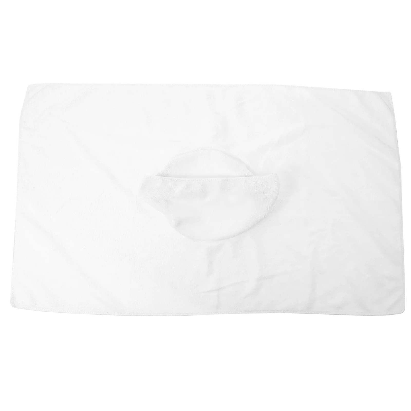 

Hole Towel Massage White Pillowcase Cushion Pad Bed Face Cover Polyester Cotton Salon Cradle