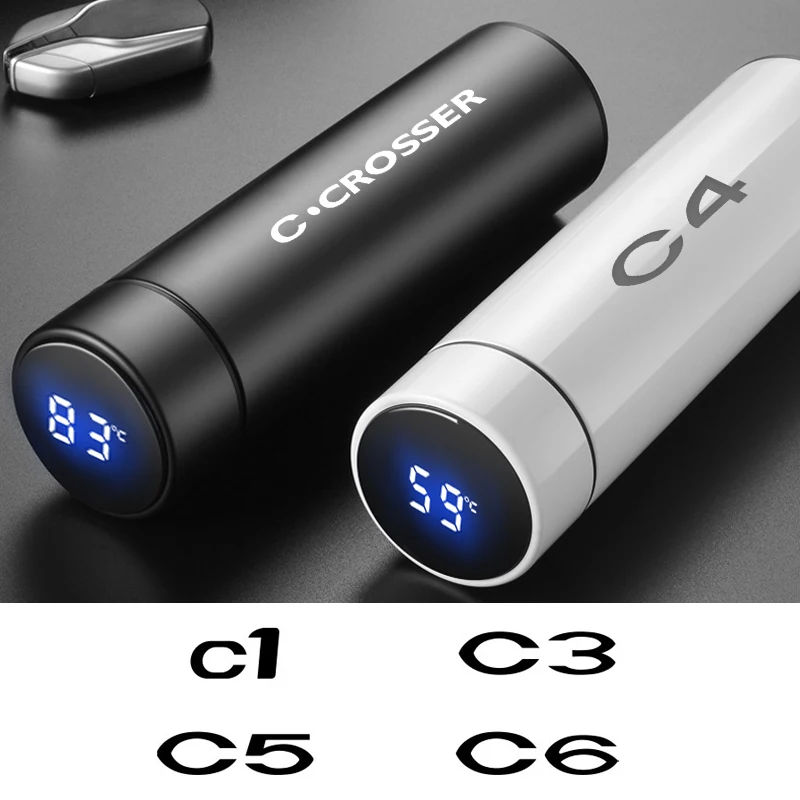 

Автомобильный Интеллектуальный термос из нержавеющей стали для Citroen C1 C2 C3 C4 C4L C5 C6 C8 C-ELYSEE VTS Xsara C-Crosser Berlingo Nemo