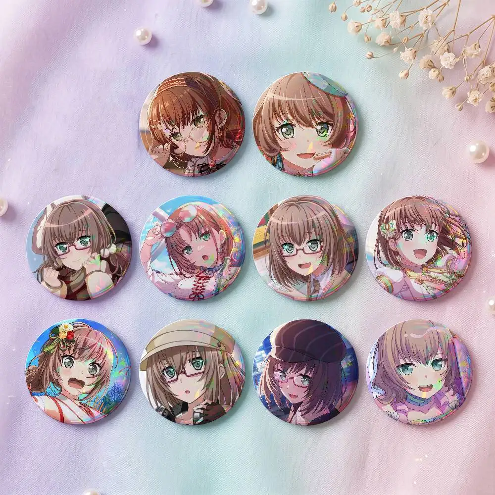 Фото Значки Yamato Maya BanG Dream Anime, круглые, 25, 32, 44, 58, 75 мм, для косплея, украшение для сумок, подарки для фанатов, друзей, броши, сувениры №3