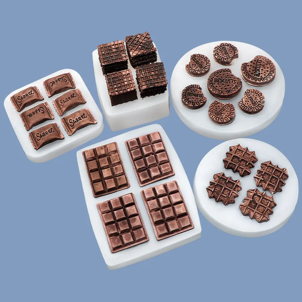 

Kitchen Cookie Candy Waffle Silicone Chocolate Cake Mold Baking Tools Creative