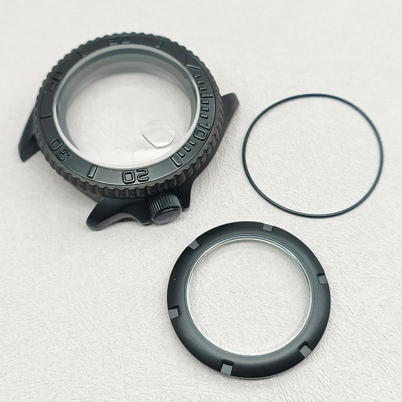 NH35 Watch Case Transparent Back Cover Fits Seiko SKX007 SKX009 SRPD NH35 NH36 4R35 4R36 Movement Men's Watches Part Replaceme