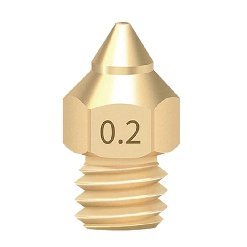 

New TTS Pointed Nozzle for 3D Printer CR-6 SE Extruder Brass Nozzle 1.75 Copper