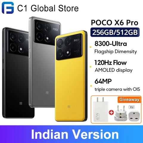 Смартфон Poco X6 Pro, 12/512ГБ, global