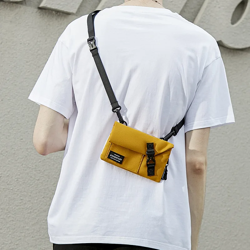 Men's Mini Crossbody Bag, Trendy And Lightweight Shoulder Bag For Carrying Mobile Phones And Small Items  Backpack Or Chest Bag