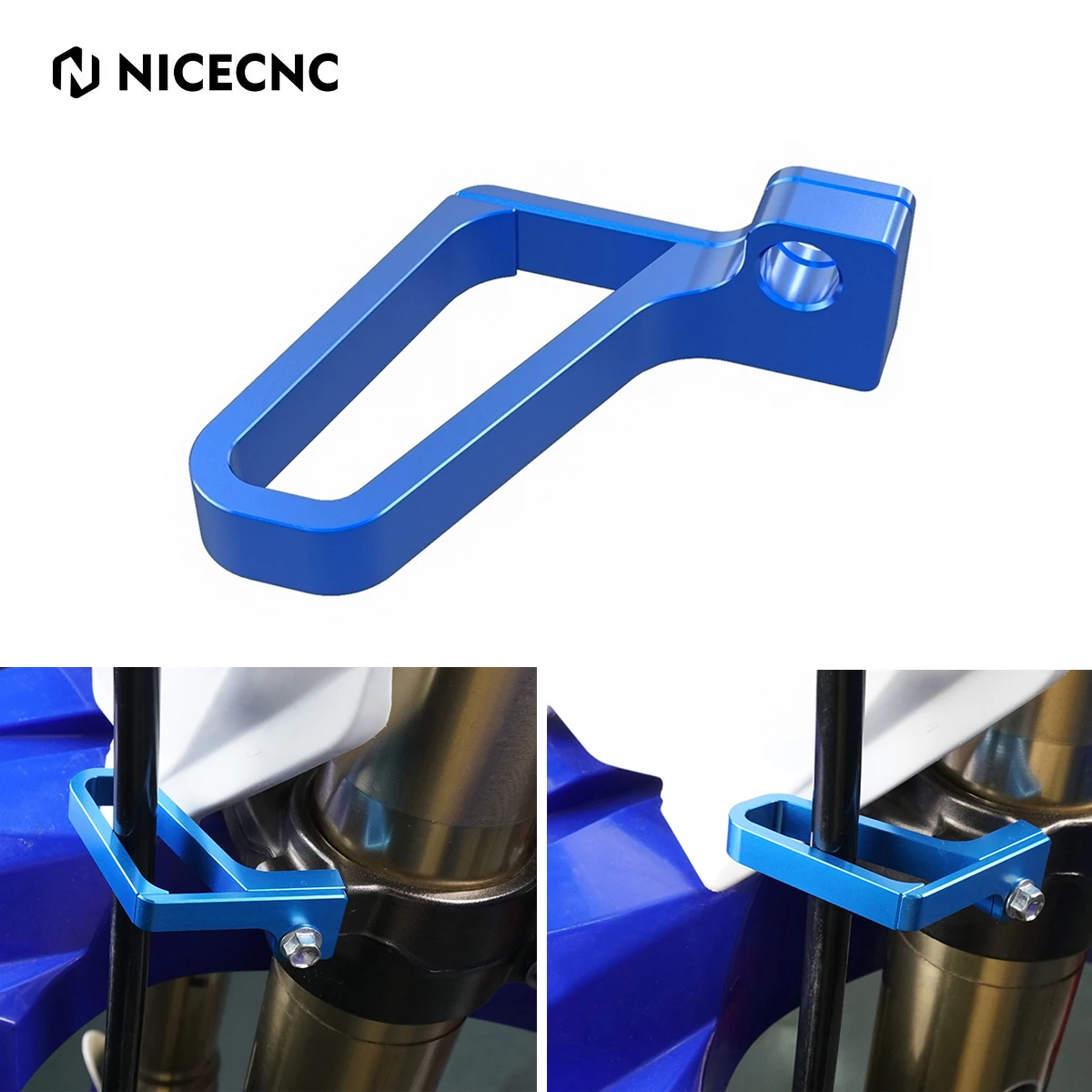 Направляющая для шланга тормоза мотоцикла для Yamaha YZ 125 250 250F 450F 250X 125X YZ250 YZ250F YZ450F кабельный зажим 5XE-23389-00-00