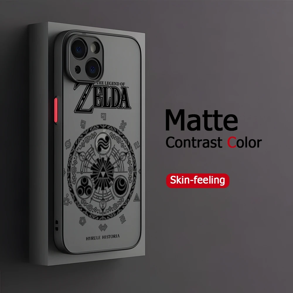 Hot Phone Case for Samsung Galaxy S25 S24 S23 S22 S21 S20 S10 S9 Ultra Plus 5G Note 20 10 Pro Matte Hard Z-Zeldas Cover