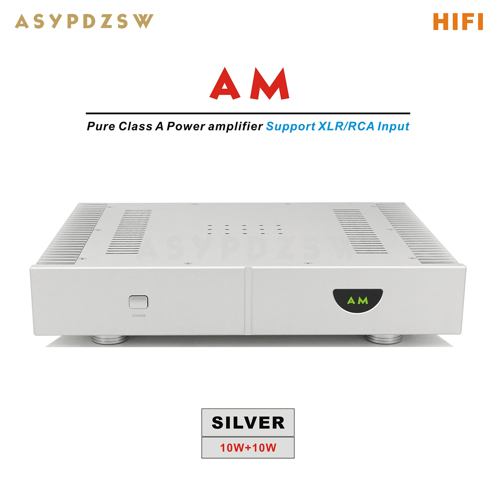 Фото Усилитель мощности HIFI AM Pure Class A 10Вт+10Вт 8 Ом с поддержкой входов XLR/RCA на базе PASS AM