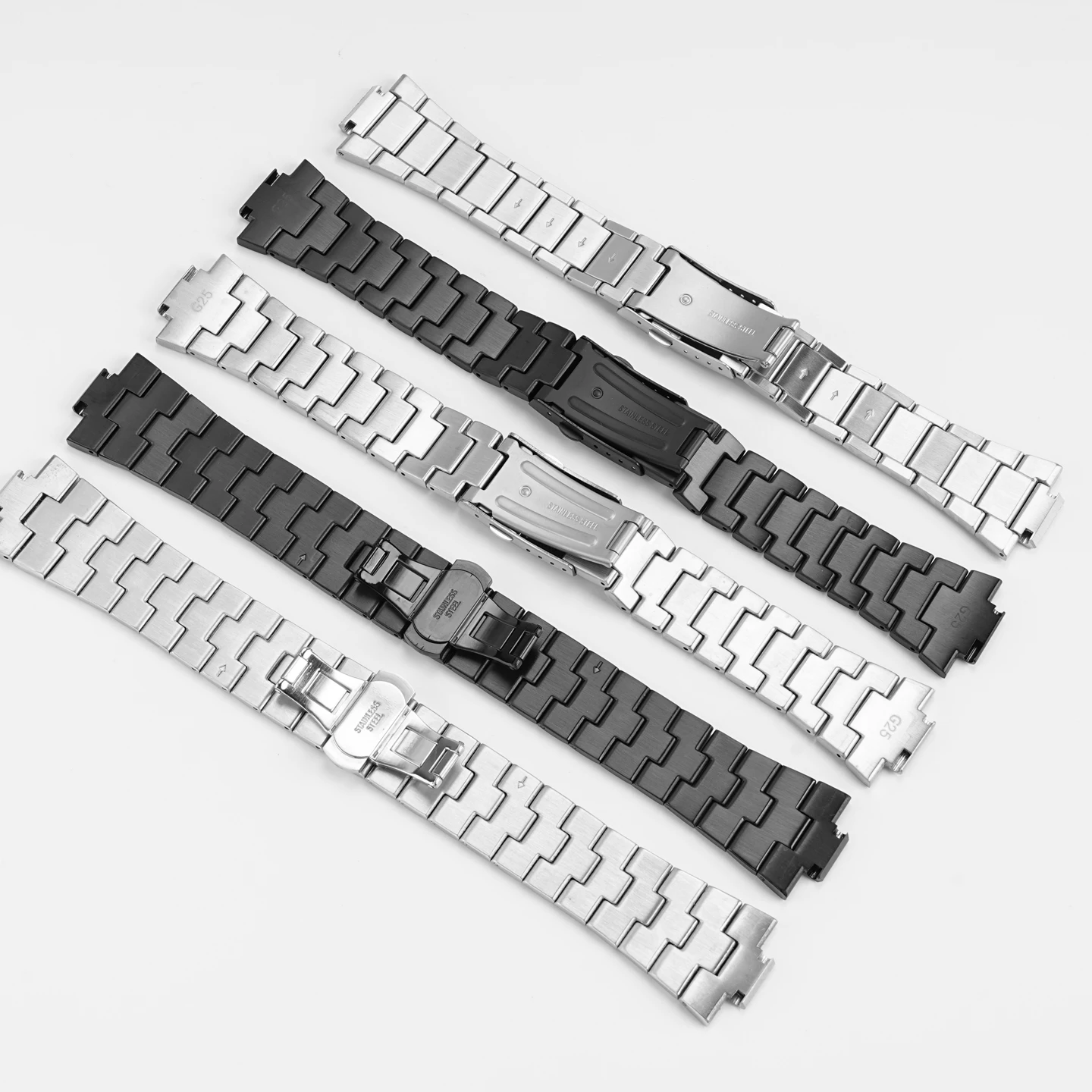Фото Ремешок для часов из твердой нержавеющей стали для Casio 5579 Edifice EFB-680, мужские часы, сменный браслет с выпуклым интерфейсом №2