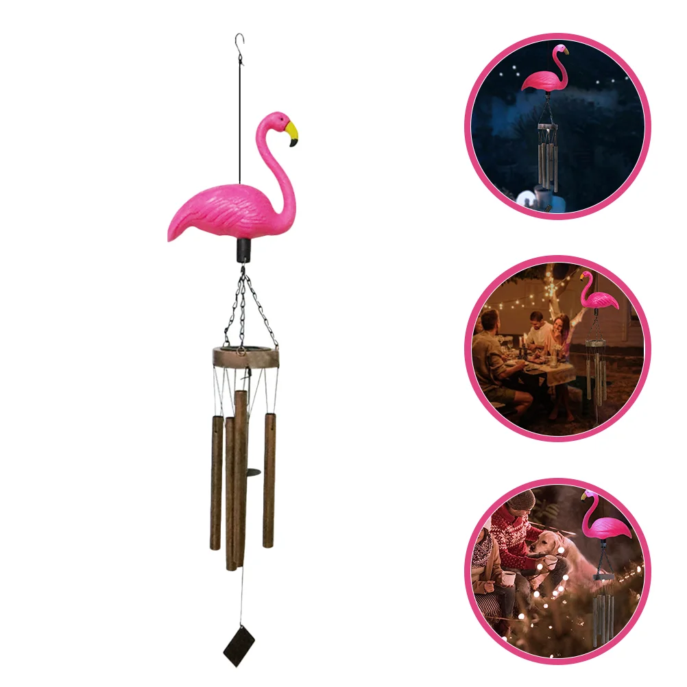 

Metal Wind Chime Solar Wind Bell Outdoors Chime Hanging Bell Lighted Wind Chime Garden Pendant for Window Wall Decor
