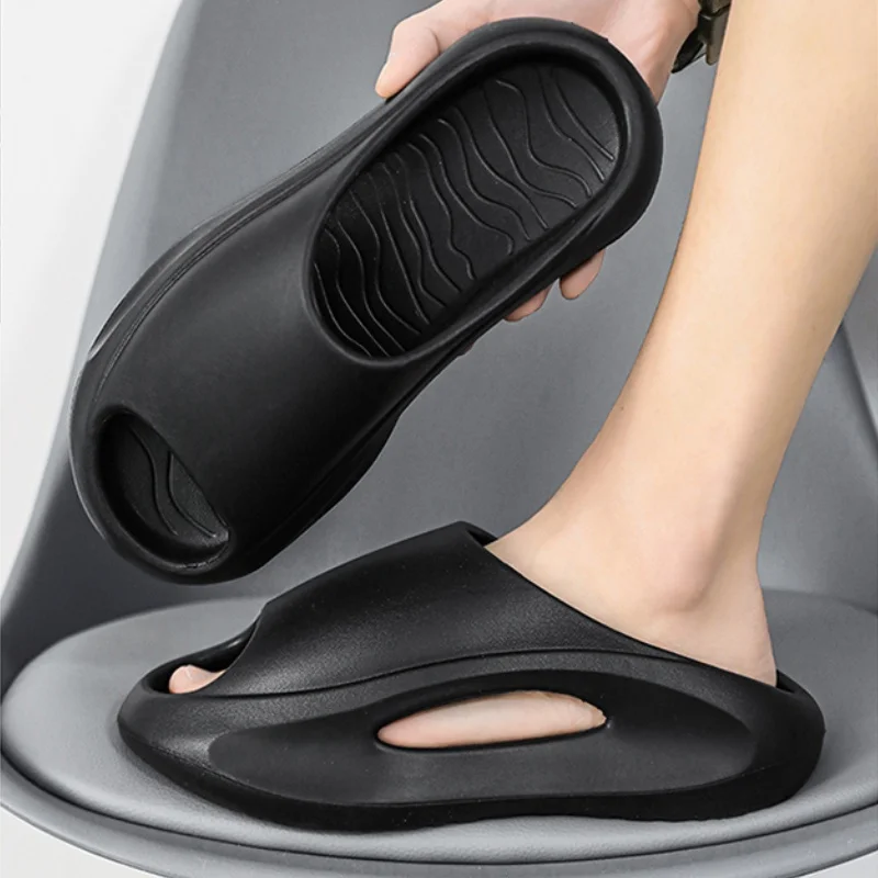 Мужские Нескользящие кроссовки на толстой подошве уличные сандалии из ЭВА