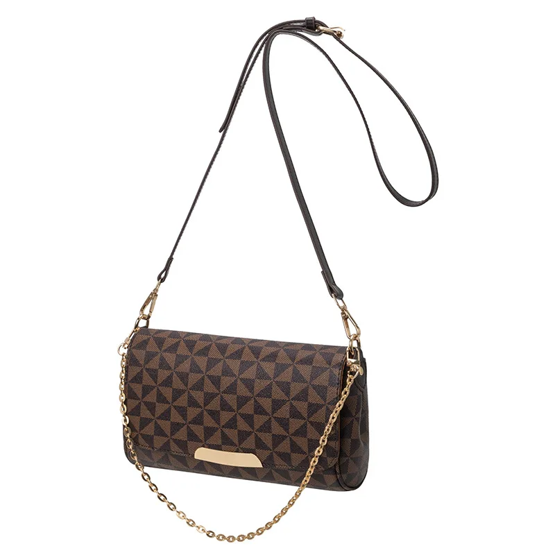 

KUROYABU Fashion Brand Chains Shoulder Bag Women Crossbody Handbag Leather Tote Bag Messenger Handbag Mini Bag Luxury Bag