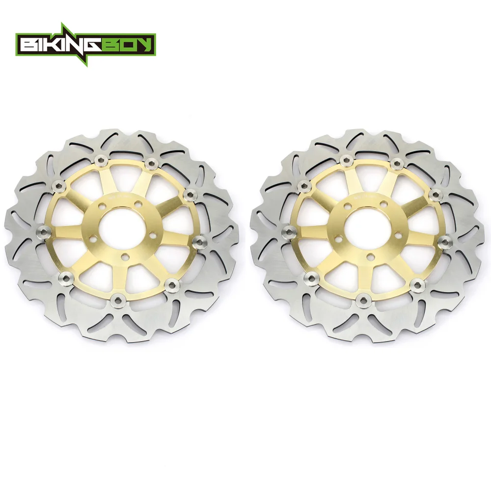 Передние тормозные диски BIKINGBOY для Ninja ZX6R 95-01 04-08 ZX9R 98 99 ZX12R 04 05 06 07 ZX900 90-98 GPZ 1100 94 95 96 97