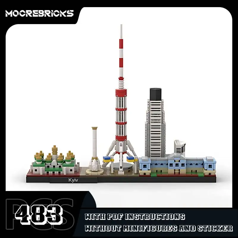 Конструктор Настольный в сборе с изображением города и улицы