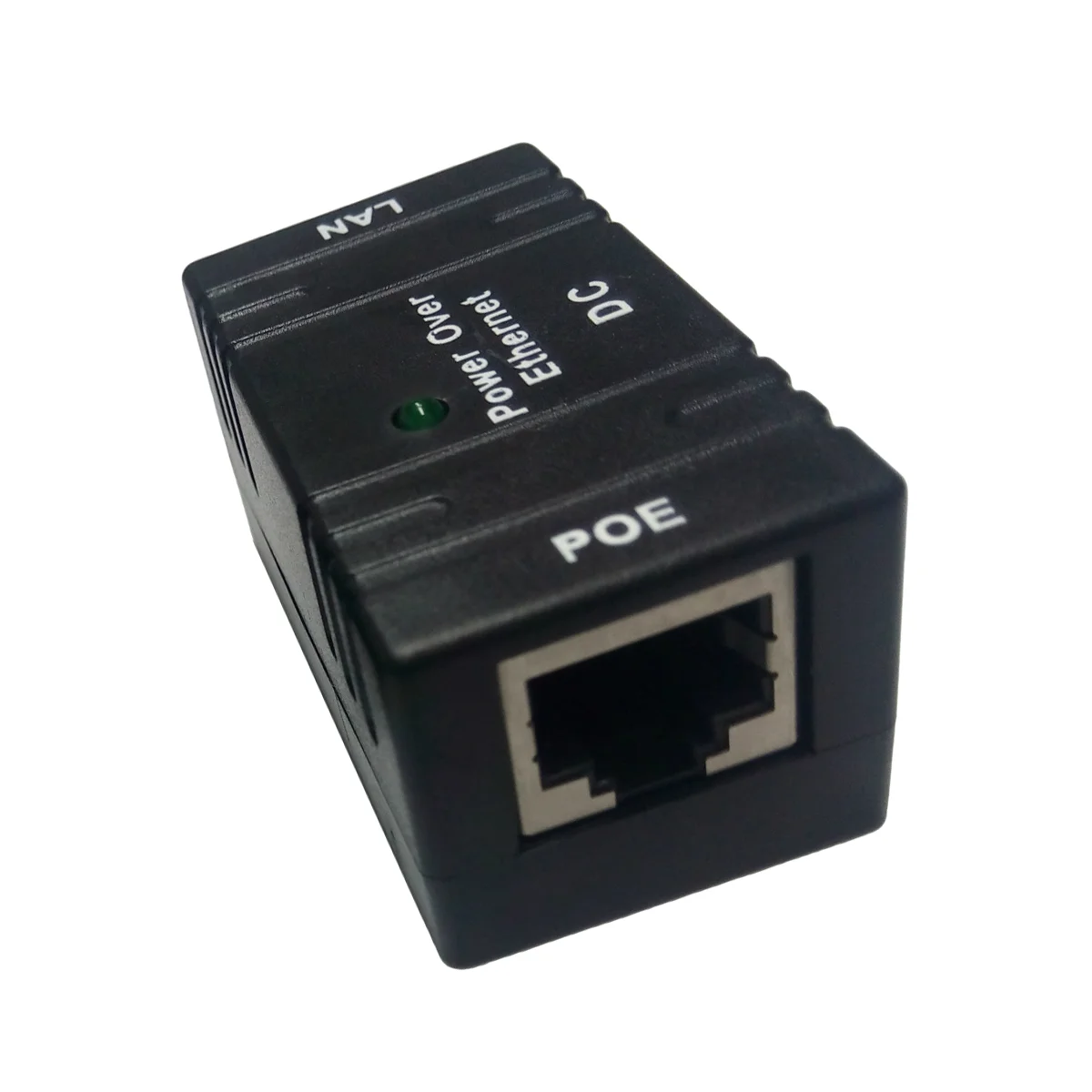 

1 pc Over Ethernet Passive POE 10M/100Mbp Adaptor Injector with 2.1mm x 5.5mm DC Connector