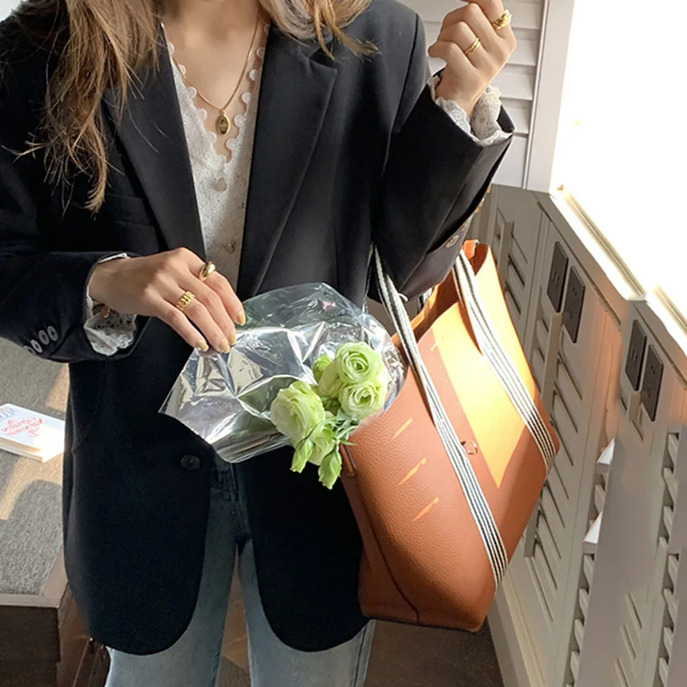 2022 New Fashion Korean Version Of All-match Thin And Women's Blazer Loose Casual Spring Summer Suit Jacket |