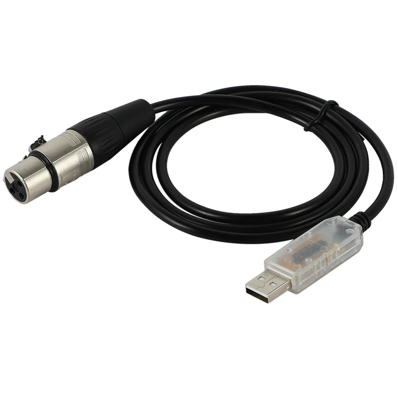 Интерфейс USB RS485 к DMX 512 LED DMX512 Компьютерный контроллер сценического освещения