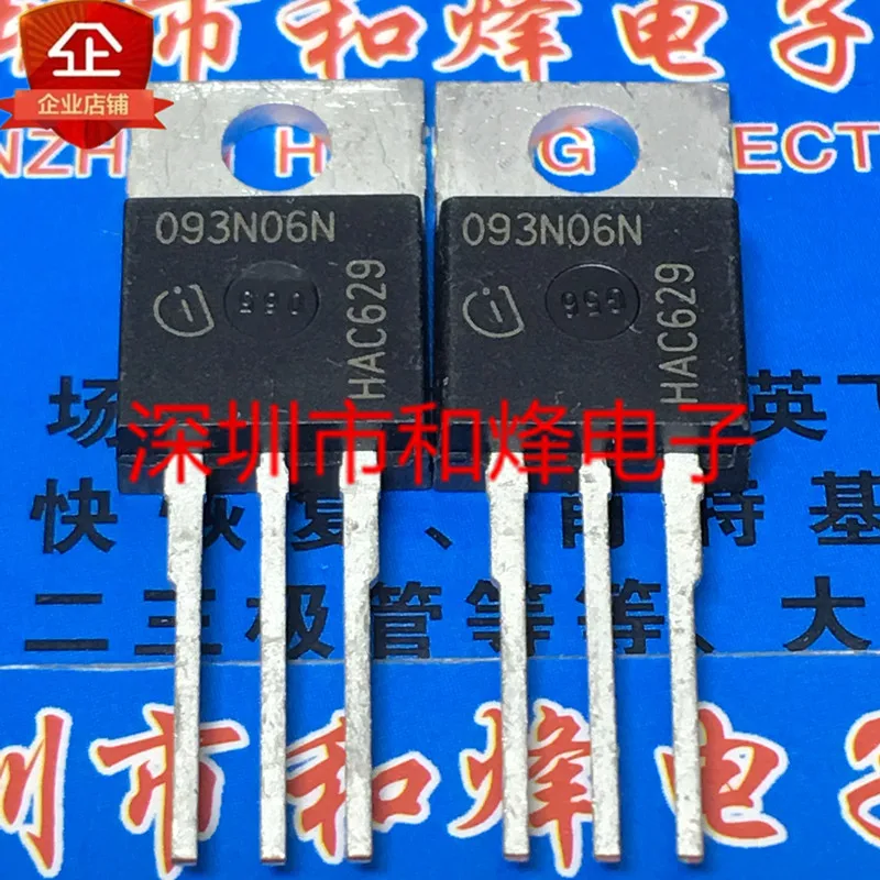 

30 шт. Оригинальный Новый 093N06N IPP093N06N3G TO-220 60V 50A
