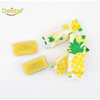 50pcs pineapple crispy bags kitchen cookies candy wrapping pouches machine sealed bags gifts bags food packaging bags