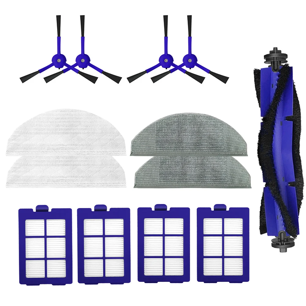 

For Eufy Robot Vacuum X8 Accessories Main Brush, Side Brush, Filter & Mop Cloth