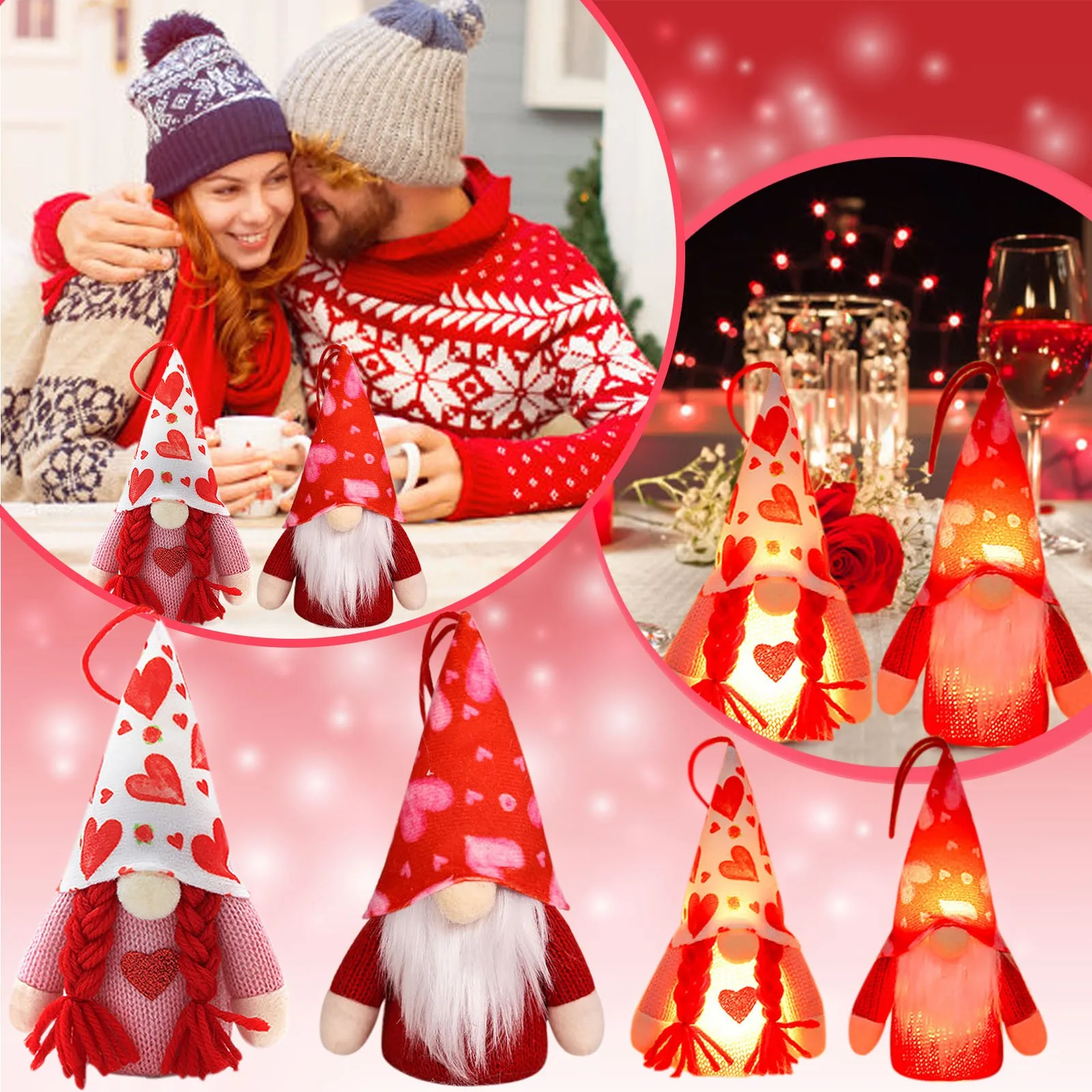 

Подарок на день Святого Валентина, гном, игрушки, безликая кукла, стандартная Скандинавская карликовая кукла для мальчиков и девочек, насто...