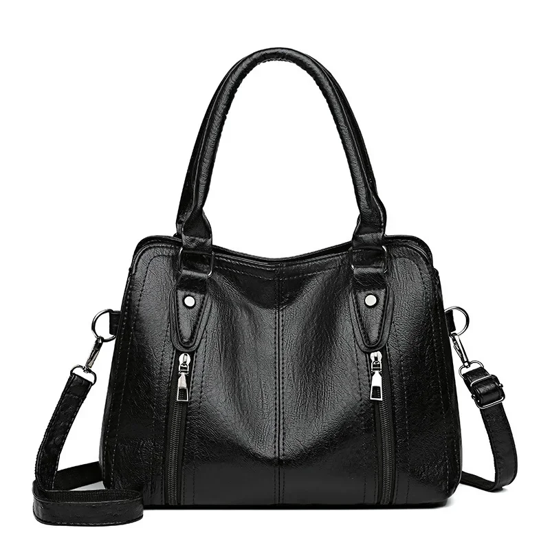 Мягкая женская сумка-пито новинка 2024 модная универсальная сумка большой