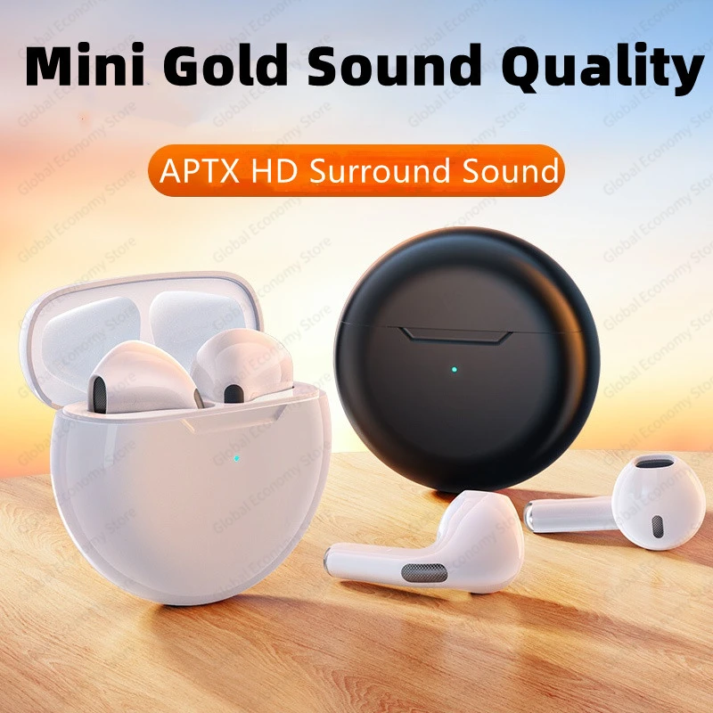 

Беспроводные наушники Air Pro 6 TWS, Hi-Fi наушники с поддержкой Bluetooth, с сенсорным управлением, 6 поколения