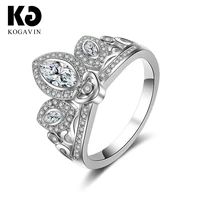 kogavin rings gift engagement fashion cubic zirconia female accessories wedding anillos mujer ring crystal anillos party rings