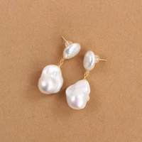 alien baroque retro white pearl ladys earrings fashion personality store owner private collection goods earrings female
