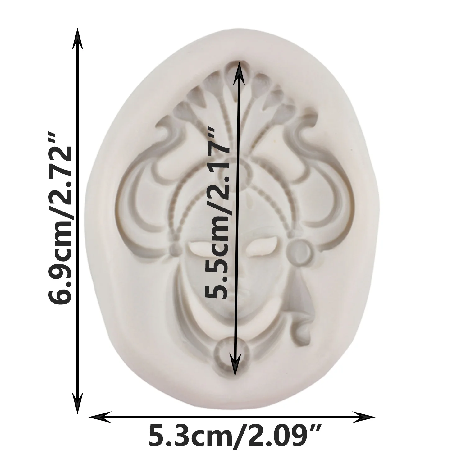 Маска девушка 3D силиконовые формы на день рождения DIY вечерние помадные