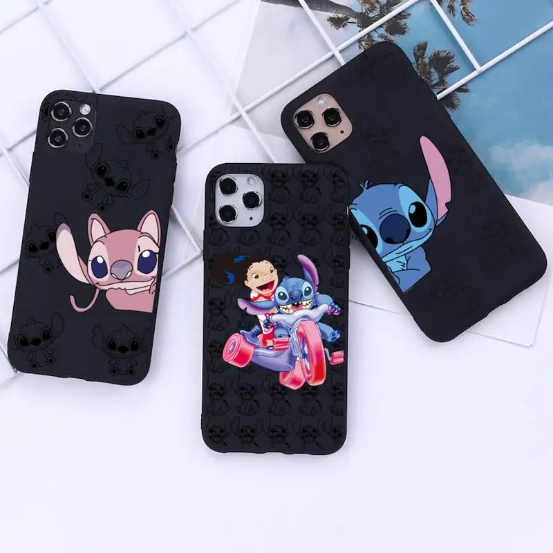 

Disney Lilo & Stitch Phone Case for iphone 13 12 11 Pro Mini XS MAX 8 7 Plus X 2020 XR cover