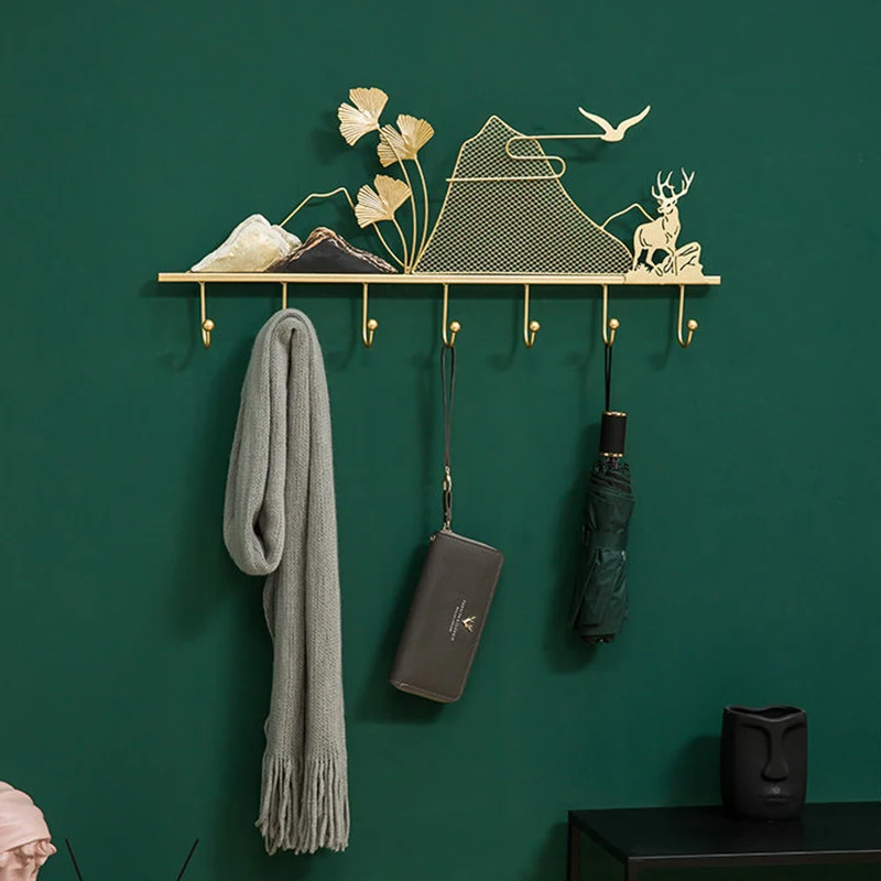

Decorative Metal Hook Key Hook Hat/Scarf/Clothes Hanger Creative Porch/Living Room Decoration Iron Hook