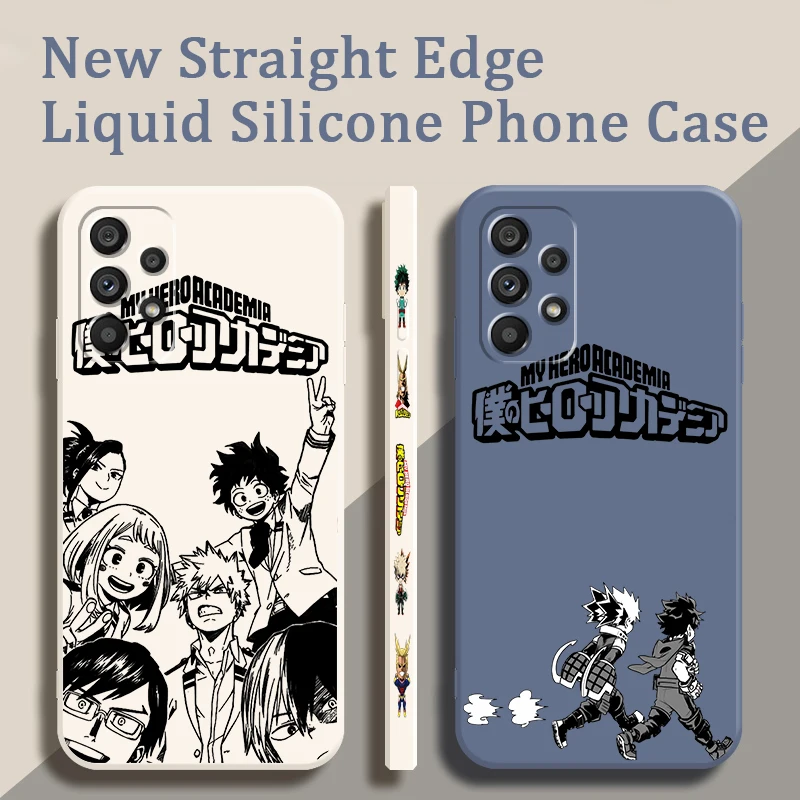 J-JoJo B-Необычные приключения мультяшный жидкий левый канат для Samsung A54 A53 A52 S A33 A32 A51