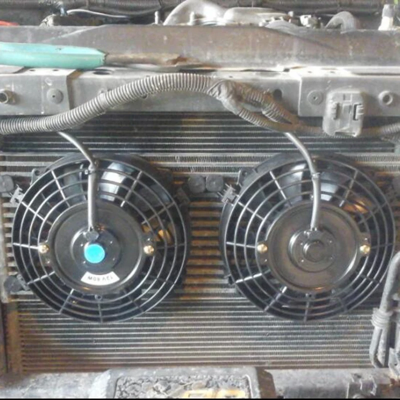 

Универсальный 14 дюймов 12 в 90 Вт 2100 об/мин Автомобильный кондиционер электронный охлаждающий вентилятор прямой черный лезвие