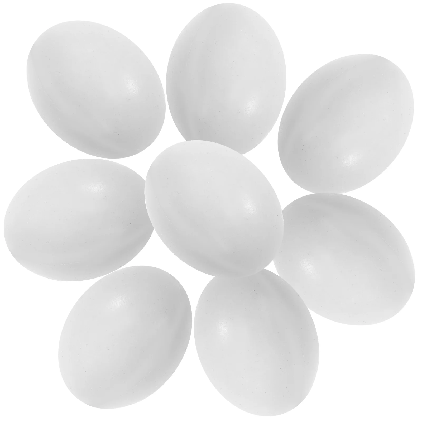 

10 Pcs Artificial Fake Eggs Baby Boys Crafts Cockatiel Plastic Bird Laying Prop