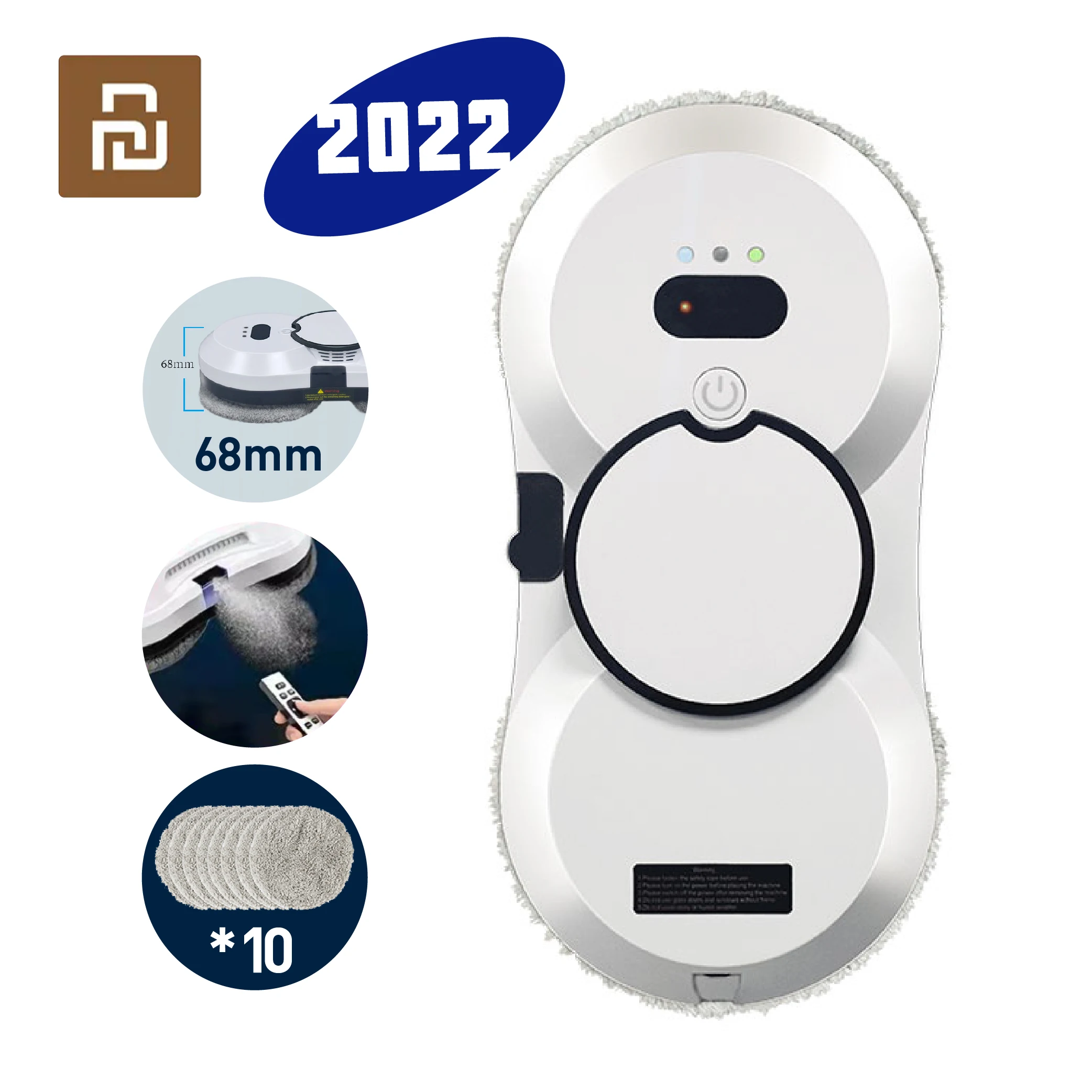 Робот-пылесос XIAOMI для мойки окон Электрический очиститель с высоким всасыванием