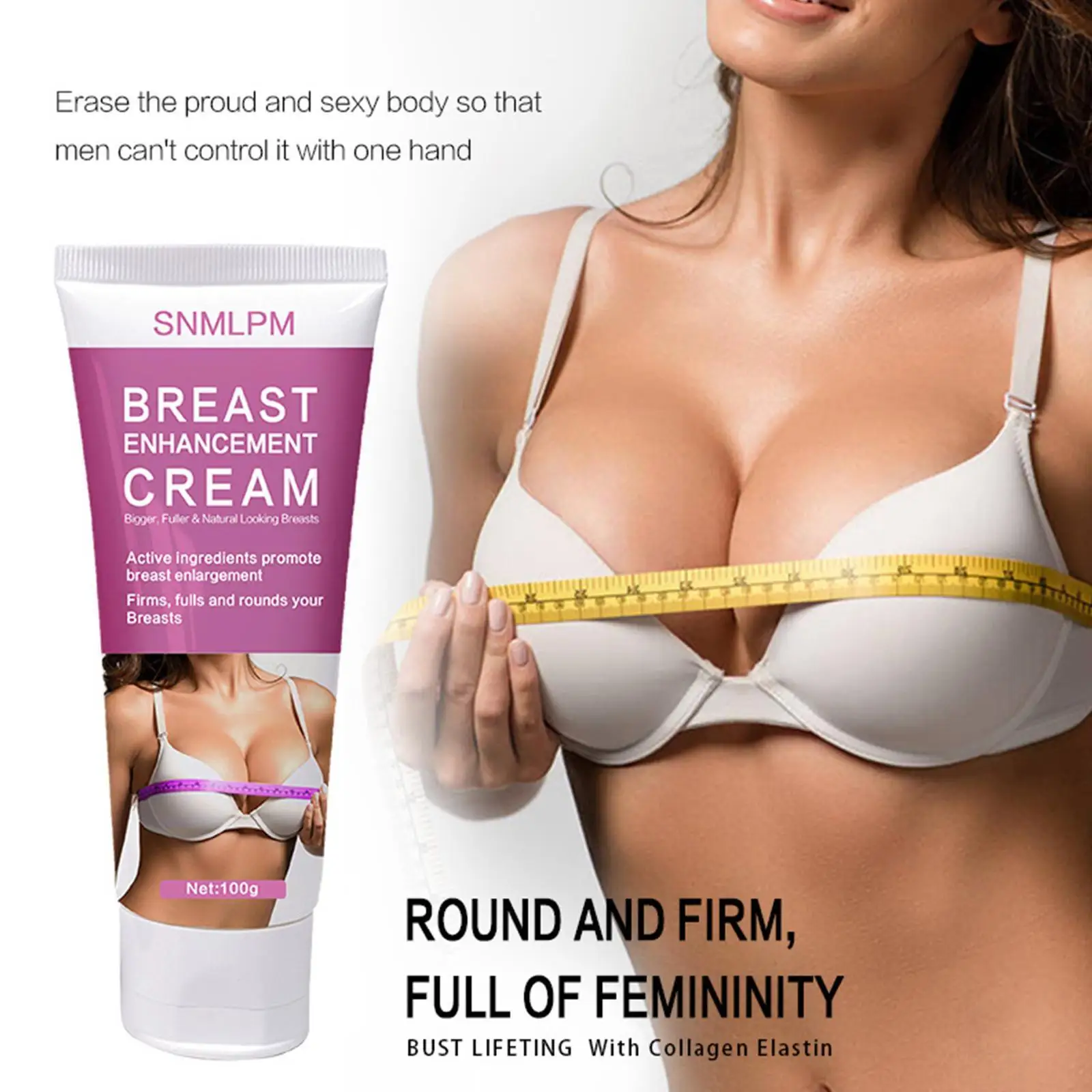 

100g Breast Enlargement Cream Sexy Chest Lifting Firming Improve Bust Plumping Flat Massage Growth Promote Cream Cream Sagg D3R4