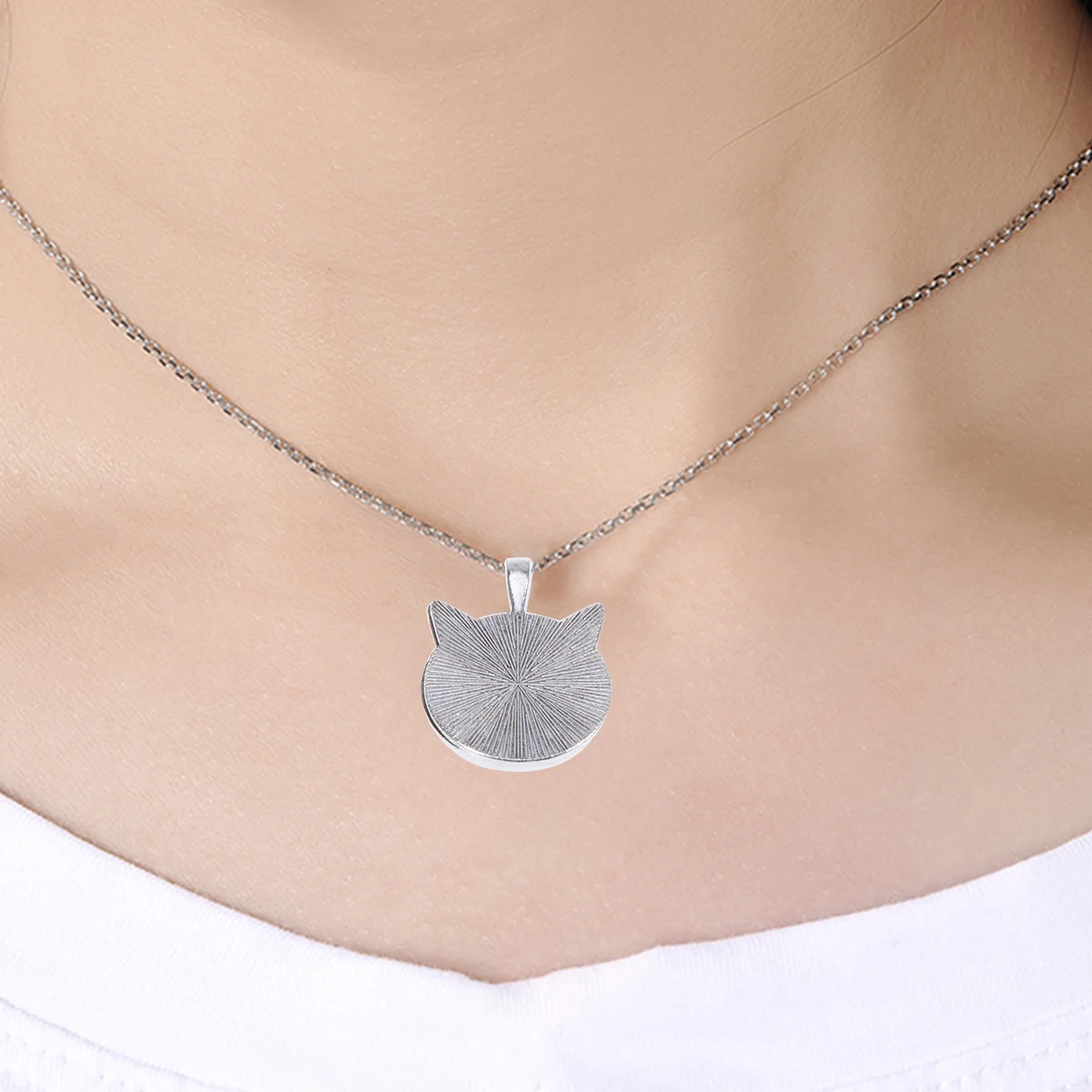 

Photo Setting Tray Pendant Trays Pendant Base Glass Cabochons DIY Beads Charms Making Kits Craft Bezel Setting