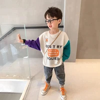 childrens clothing boys sweaters new childrens tops bottoming shirts boys teenage spring and autumn clothes