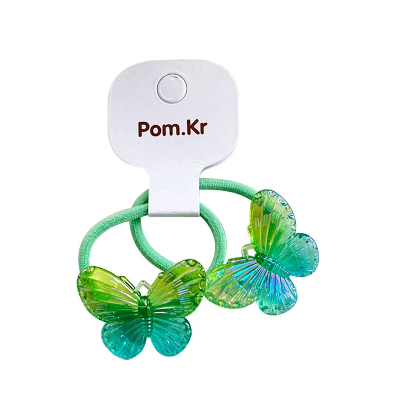 2 шт. Детские эластичные резинки для волос с градиентом