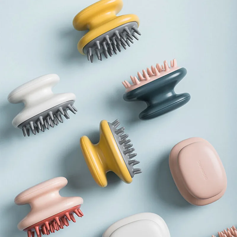 

Handheld ABS Scalp Shampoo Massage Brush Washing Shower Hair Comb Mini Head Meridian Massage Comb
