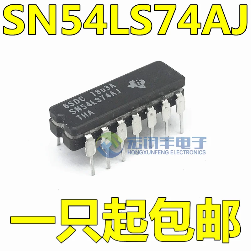 

Бесплатная доставка SN54LS74AJ 54LS74 CDIP-14 10 шт.