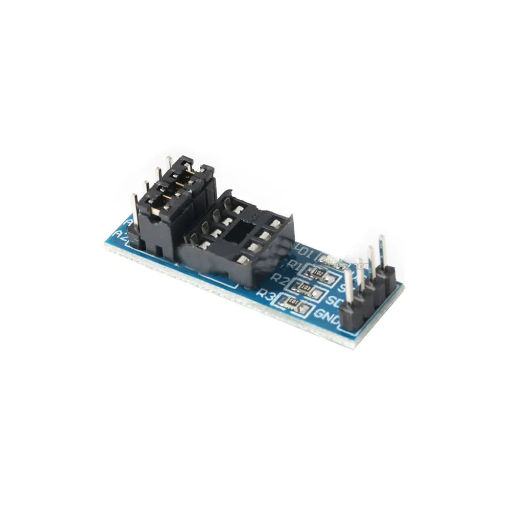 

Адаптер интерфейса AT24CXX I2C, 8-контактные модули памяти EEPROM, печатная плата без чипов, плата 8 P, потяните вертикально