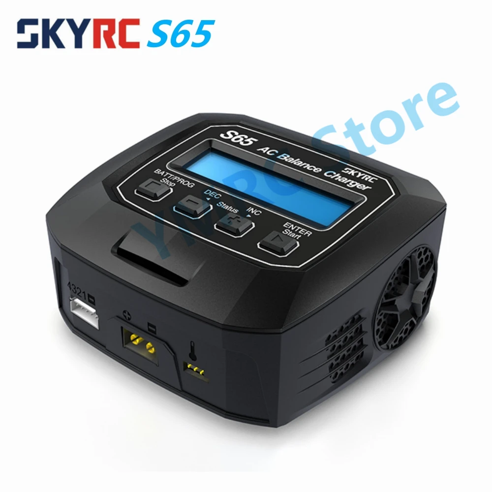 Многофункциональное умное балансирующее зарядное устройство SKYRC S65 65 Вт 6A AC, разрядник для аккумуляторов LiPo/LiFe/Lilon/NiMH/NiCd/PB/LiHV, радиоуправляемых автомобилей