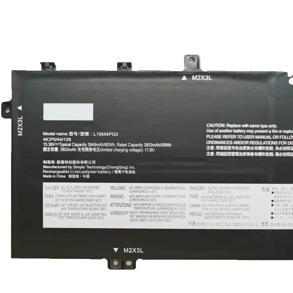 Аккумулятор 7XINbox L19C4PG0 L19M4PG0 15 36 В 60 Вт-ч 3949 мА · ч для Lenovo Legion Y740S-15IMH Y9000X Series