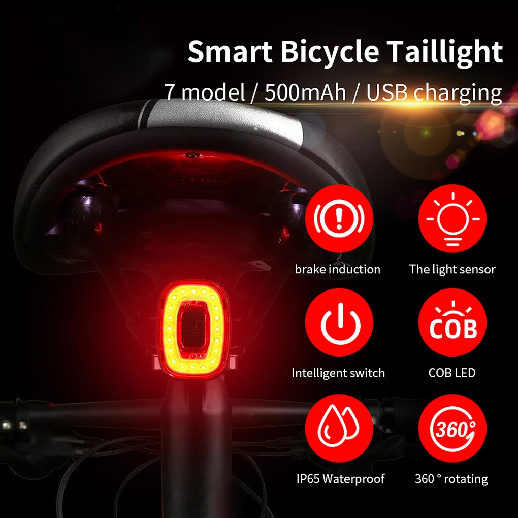 

Задний Предупреждение онарь для велосипеда, 100 лм, с USB-зарядкой