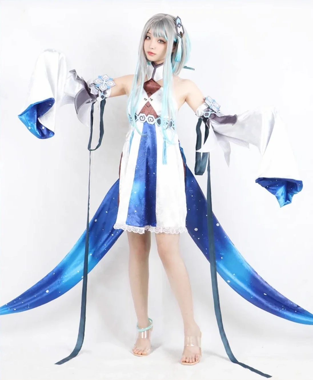 Костюм для косплея Guizhong Genshin Impact униформа Gui Zhong Liyue костюмы богов одежда ролевых