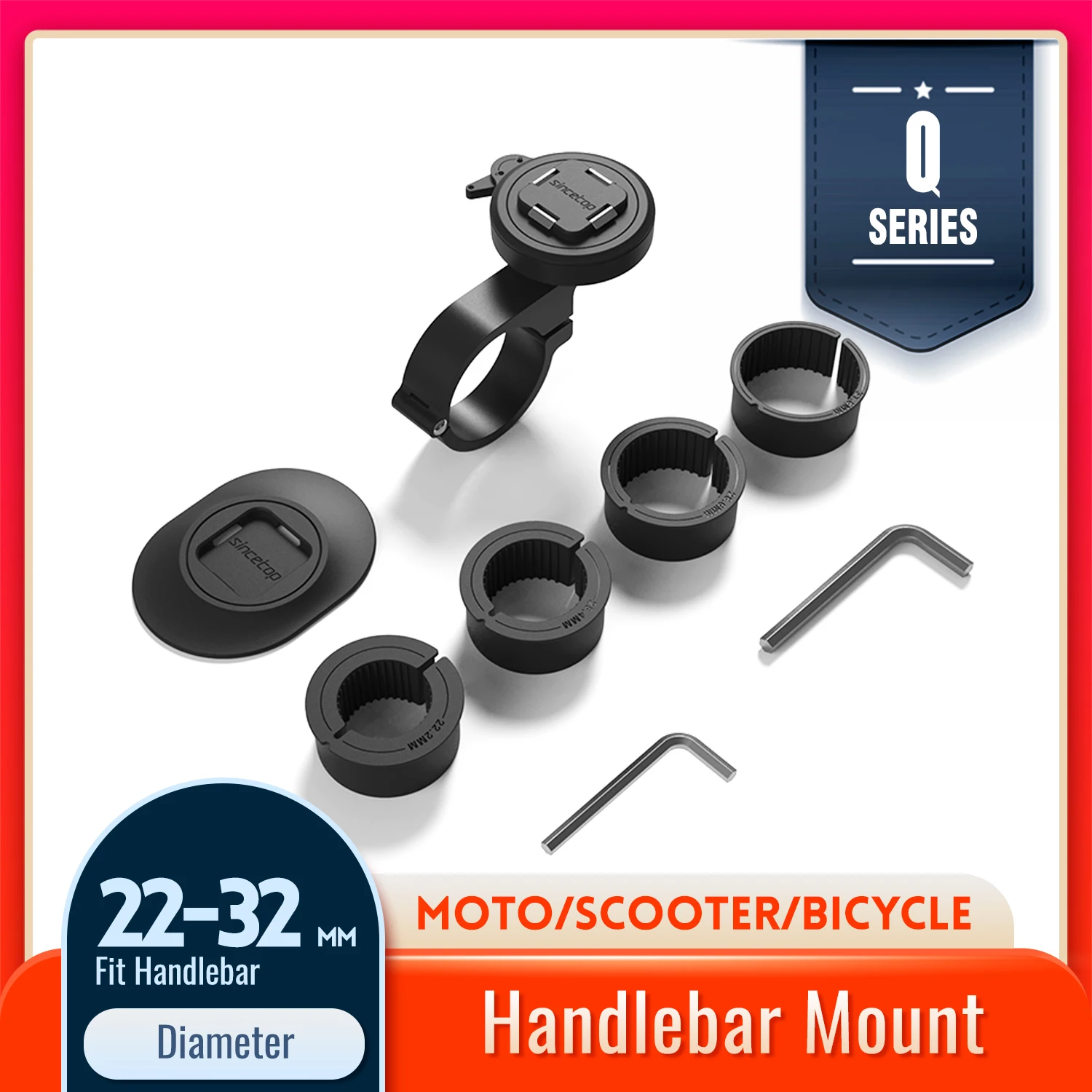 

Крепление для телефона на руль мотоцикла, алюминиевый держатель для телефона на велосипеде, быстрое крепление/отсоединение, универсальный MTB/дорожный велосипед/велосипедная серияQ