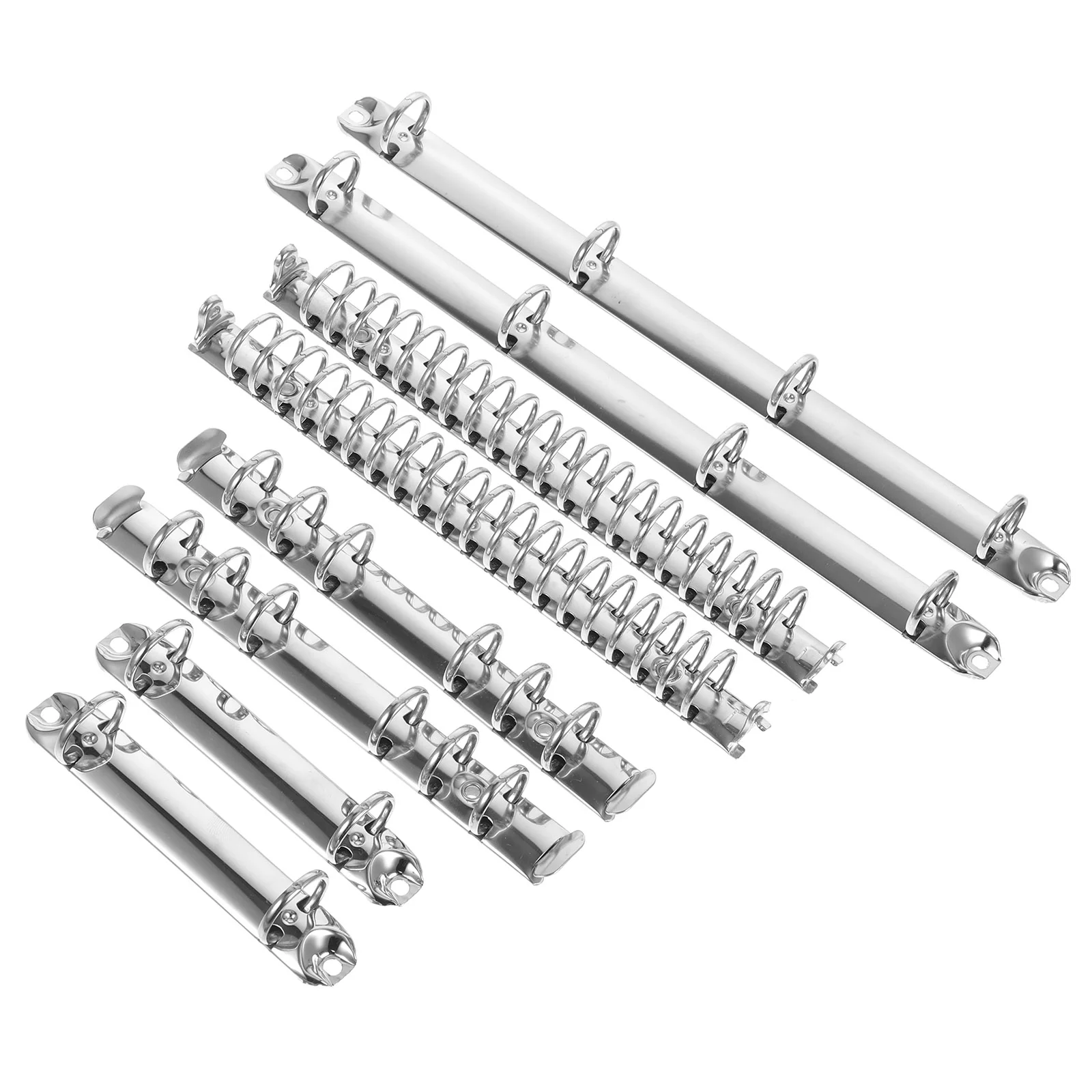 

1 Set of Metal Adhesive Spine Inserts Notebook Binder Inserts Folders Spines Comb Binders
