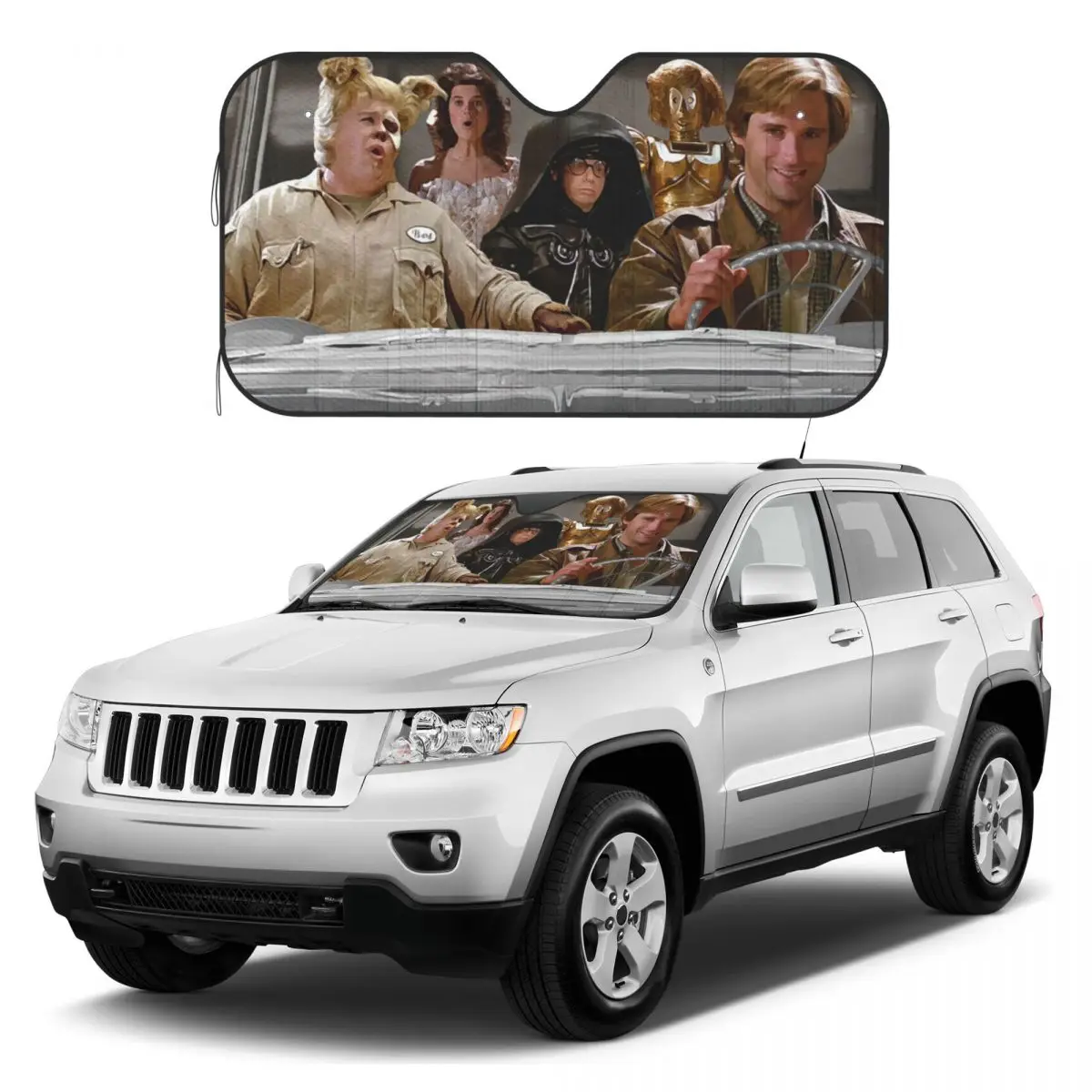 

Spaceballs Car Sunshades Reflector Anti Uv Funny Custom Car Sunshade Sun Shade