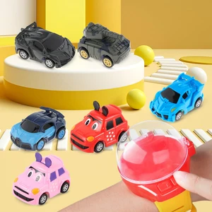 2 in 1 RC Small Car Toy Mini Watch Control Car Cute RC Car Accompany w/ Infrared Sensing Watch Carto